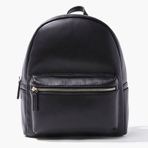 faux leather backpack